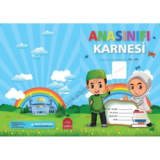 Anaokulu Karnesi Erkek Çocuk Mavi