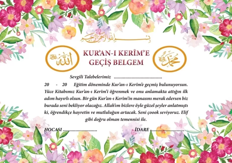 Kurana Geçiş Belgesi