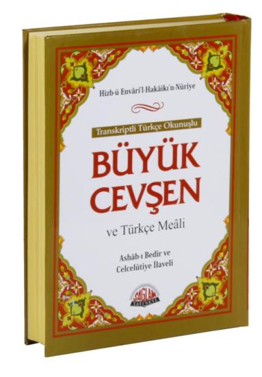 Büyük Cevşen Türkçe Meali Ve Türkçe Okunuşlu Çanta Boy