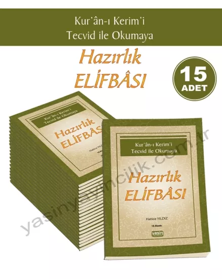 Kuranı Kerimi Tecvid ile Okumaya Hazırlık Elifbası 15 Adet