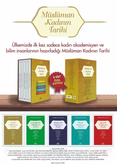 Müslüman Kadının Tarihi Set 5 cilt Takım